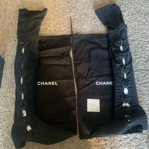CHANEL KNEE HIGH BOOTS